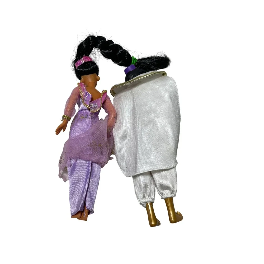 Jasmine and Aladdin Dolls Disney 6 1/2